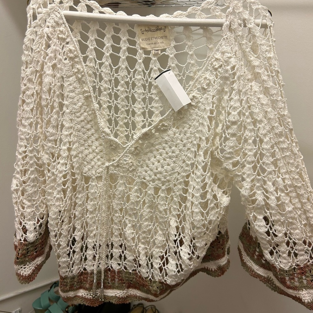 Muche Et Muchette oversized poncho.